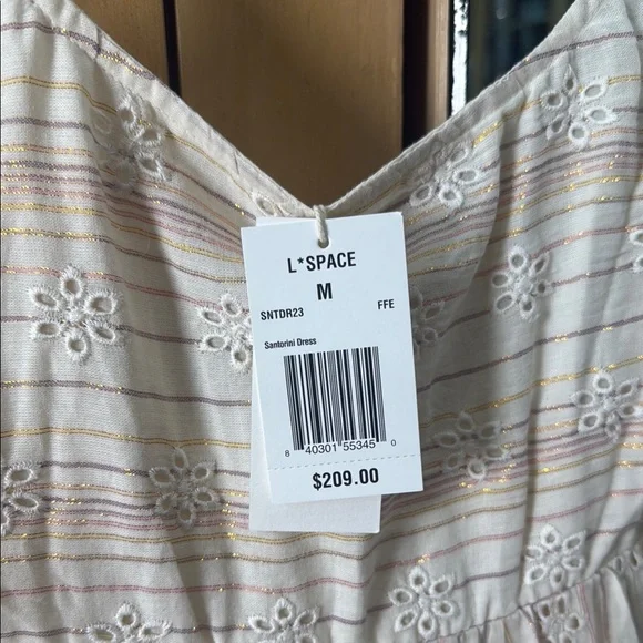 L Space NWT Elegant Cream Maxi Dress - Picture 3 of 5